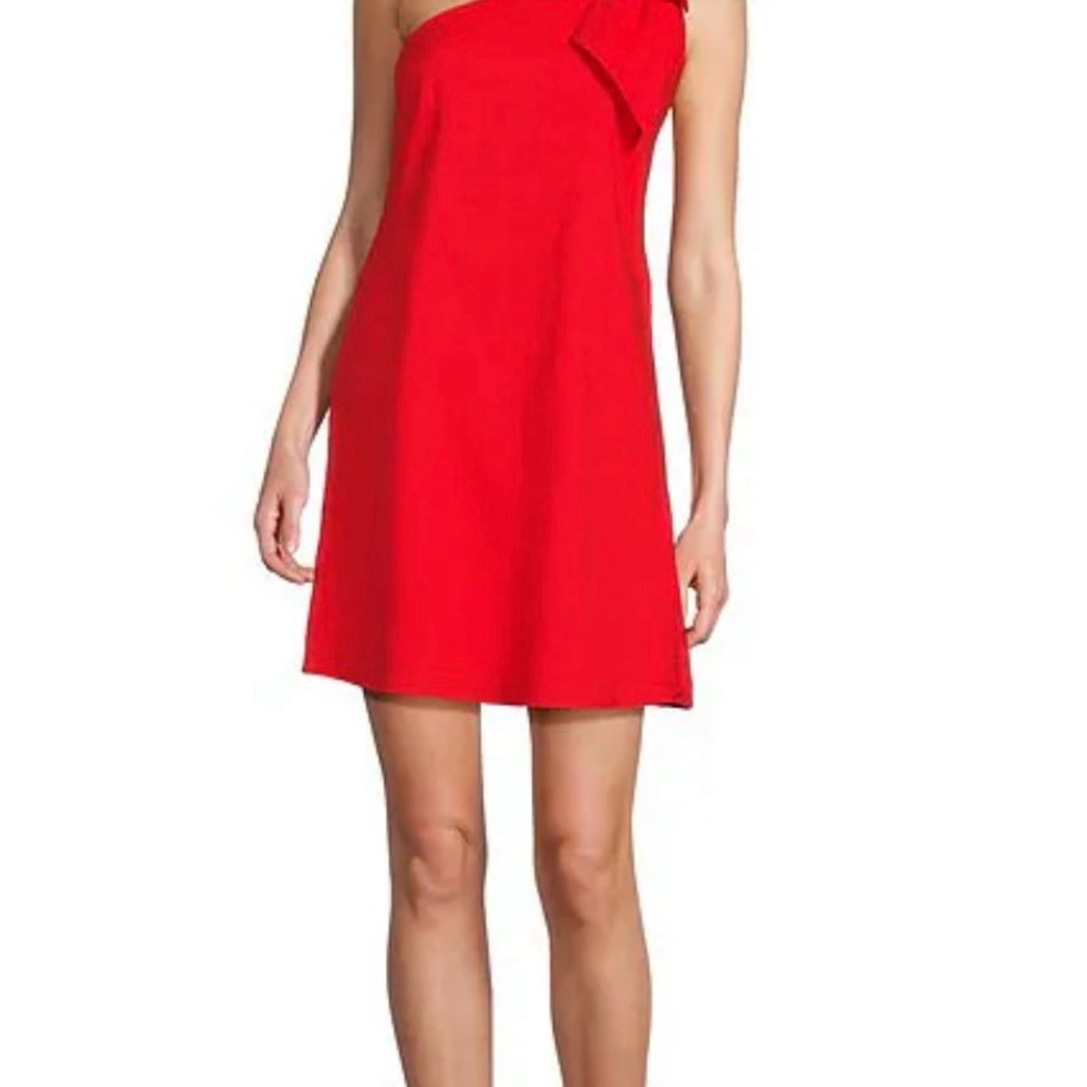 Antonio Melani Dress
Charlie Linen Blend One Shoulder Shift Dress